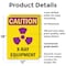 Signmission Radiation & Laser Sign, 18 in H x 12 in W, Plastic, Rectangle OS-2PACK-CR-P-1218-V-10282 - alternate 7